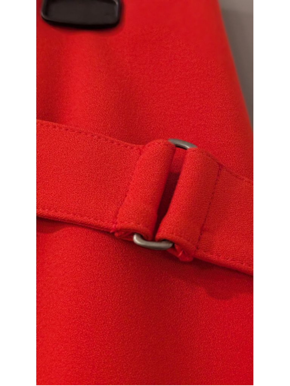 Women's Halogen Red Pencil Skirt with Slit - Size 6 - Picture 3 of 7